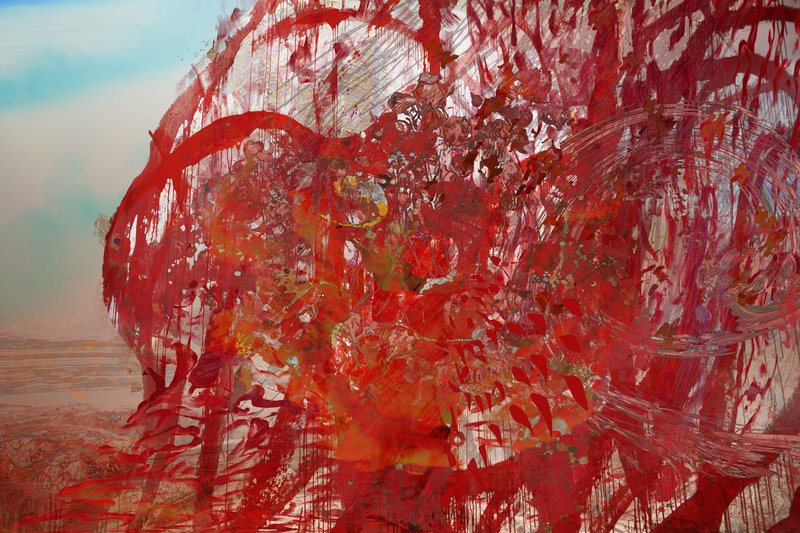 Alex Fischer, Hurricane of Blood, 2020-07-20, 60×90″ / 1524×2286㎜, print